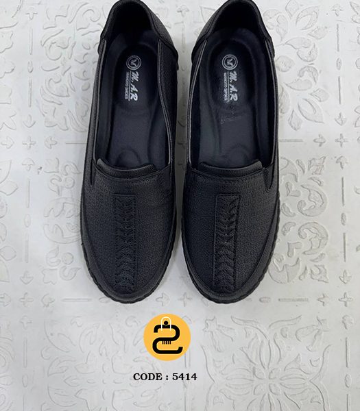 کفش طبی زنانه مرجان کد ۵۴۱۴ - مشکی - خورشید کالکشن