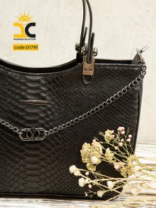 کیف دخترانه زیبا رنگ مشکی کد 01791 - خورشید کالکشن
