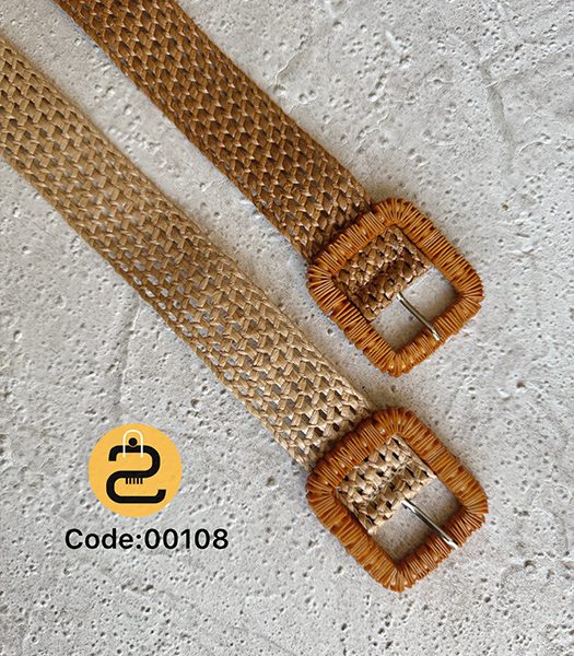 کمربند زنانه مستطیل کد 00108 خورشید کالکشن