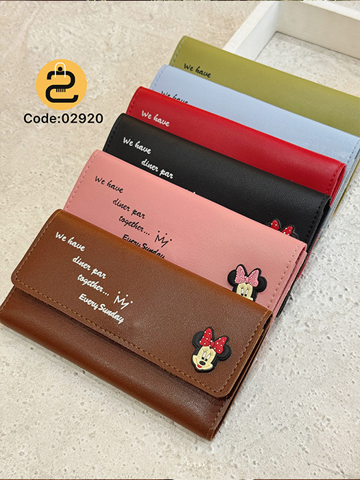 کیف پول زنانه میکی کد 02920 خورشید کالکشن