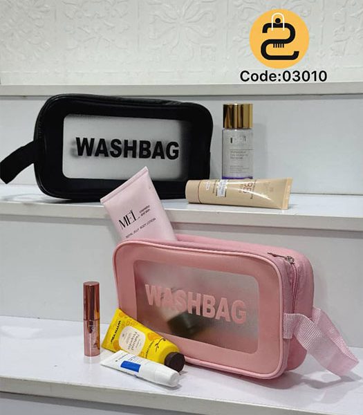 کیف آرایشی کاویا کد 03010- مشکی - صورتی- خورشیدکالکشن