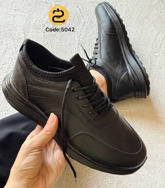 کفش کتونی زنانه گلدیس کد 5042- مشکی- خورشید کالکشن