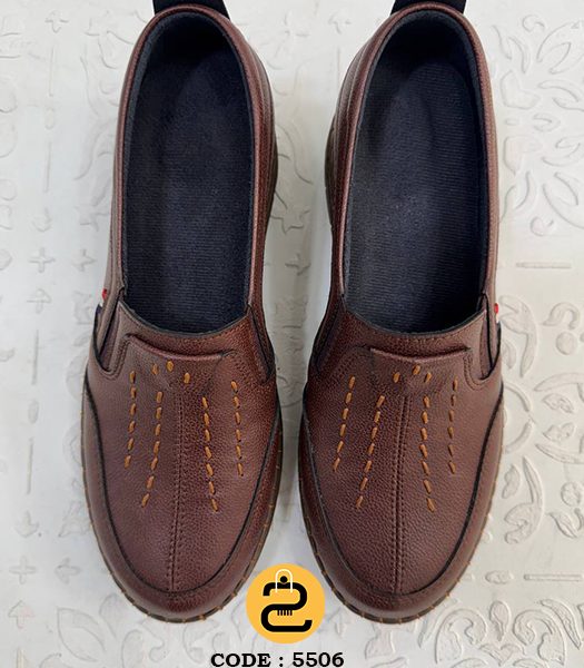 کفش طبی زنانه شراره کد 5506 - قهوه ای - خورشید کالکشن