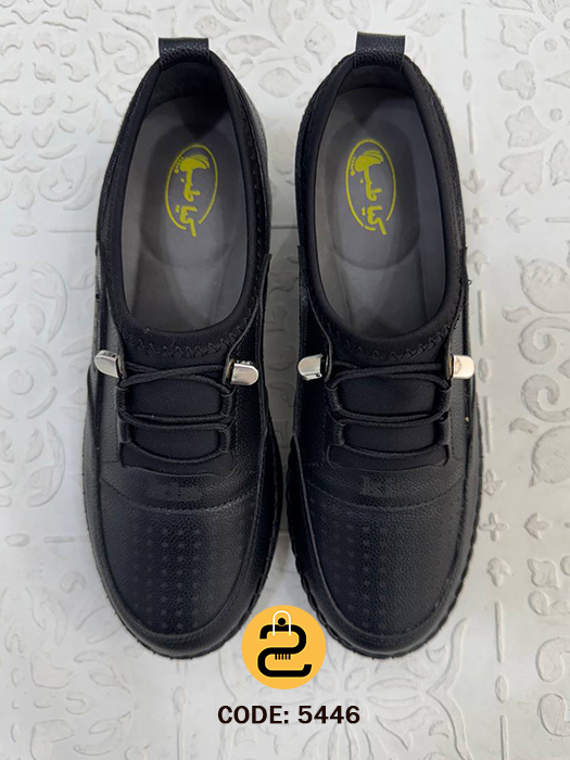 کفش طبی زنانه توران کد 5446 - مشکی - خورشید کالکشن