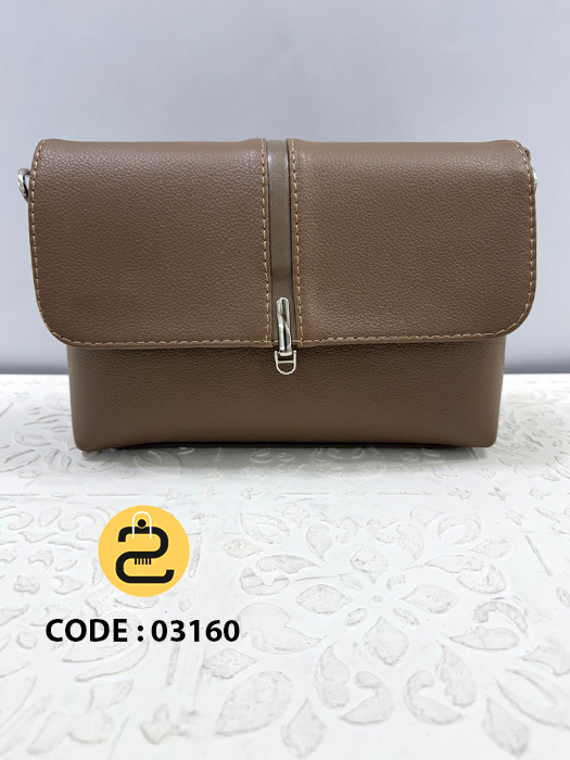 کیف دخترانه دلالو کد 03160 خورشید کال کیف دخترانه دلالو کد 03160 - گردویی - خورشید کالکشن