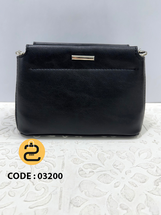 کیف دخترانه فرنیا کد 03200 خورشید کالکشن کیف دخترانه فرنیا کد 03200 - مشکی - خورشید کالکشن