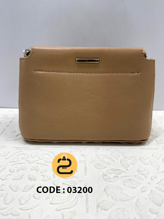 کیف دخترانه فرنیا کد 03200 خورشید کالکشن کیف دخترانه فرنیا کد 03200 - کرم تیره - خورشید کالکشن