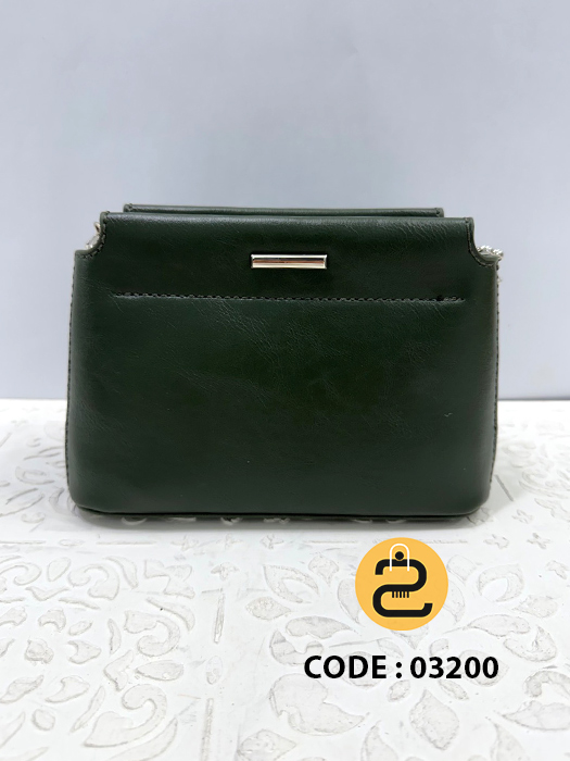 کیف دخترانه فرنیا کد 03200 خورشید کالکشن کیف دخترانه فرنیا کد 03200 - سبز تیره - خورشید کالکشن