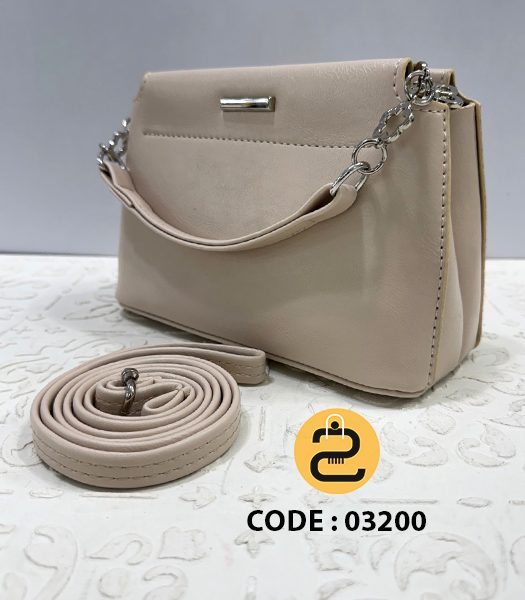 کیف دخترانه فرنیا کد 03200 - کرم روشن - خورشید کالکشن