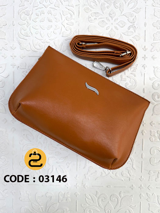 کیف دخترانه لیلیوم کد 03146 - عسلی - خورشید کالکشن