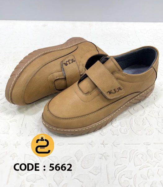 کفش طبی زنانه ژاکلین کد 5662 - کرمی -خورشیدکالکشن