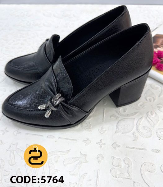 کفش مجلسی زنانه الین کد 5764 - مشکی- خورشیدکالکشن