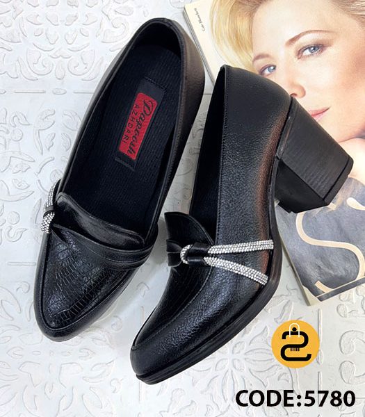 کفش مجلسی زنانه تیاناز کد 5780 - مشکی- خورشید کالکشن