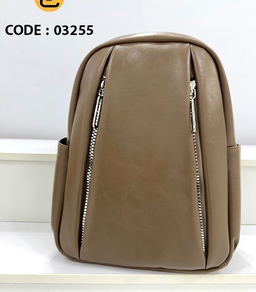 کیف کوله پشتی دخترانه هوران کد 03255 - گردویی- خورشیدکالکشن