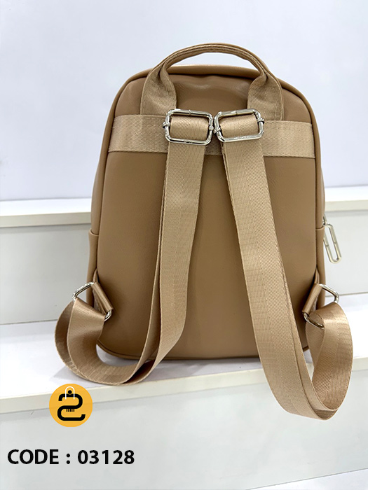 کیف کوله پشتی دخترانه نازیلا کد 03128 خورشیدکالکشن کیف کوله پشتی دخترانه نازیلا کد 03128 - کرم تیره - خورشیدکالکشن