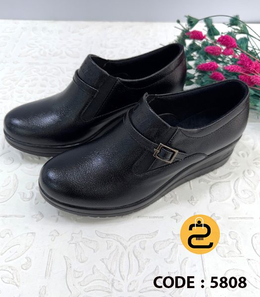 کفش زنانه آسو کد 5808 - مشکی - خورشیدکالکشن