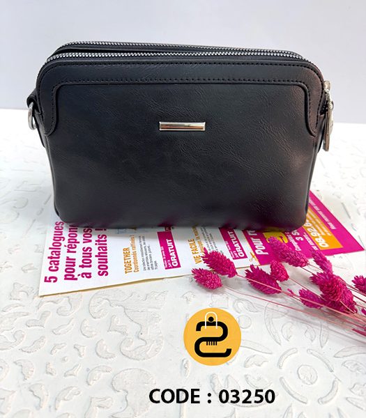 کیف دخترانه خاتون کد 03250 - مشکی - خورشید کالکشن