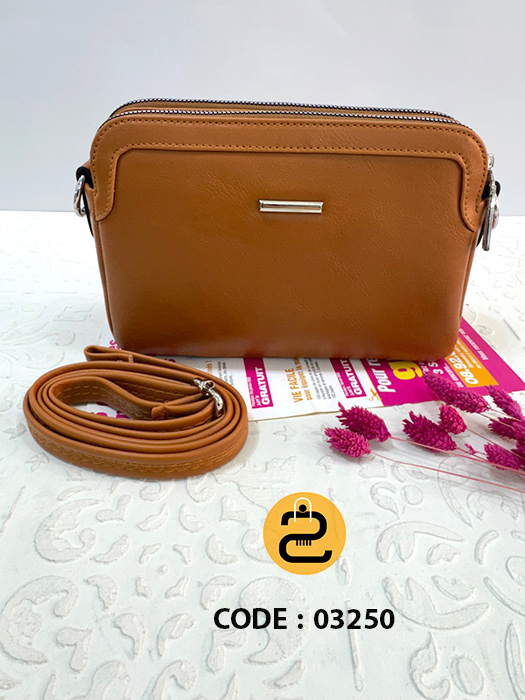 کیف دخترانه خاتون کد 03250 خورشید کالکشن کیف دخترانه خاتون کد 03250 - عسلی- خورشید کالکشن