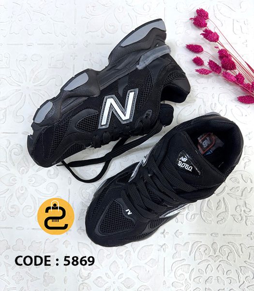 کفش کتونی زنانه زیما کد 5869 - مشکی - خورشید کالکشن