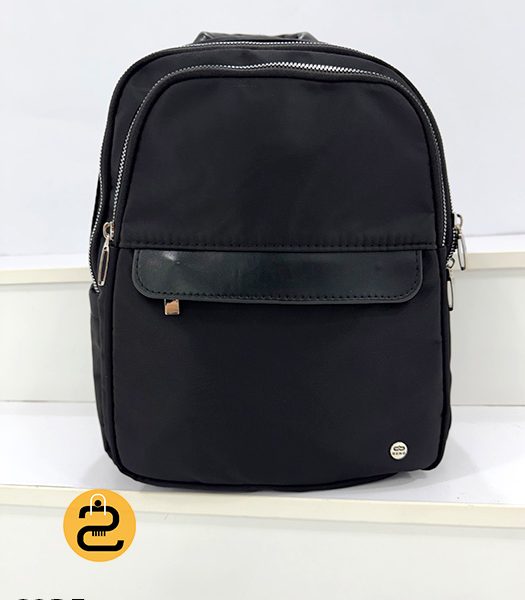 کیف کوله پشتی دخترانه هیلا کد 03278 - مشکی - خورشید کالکشن