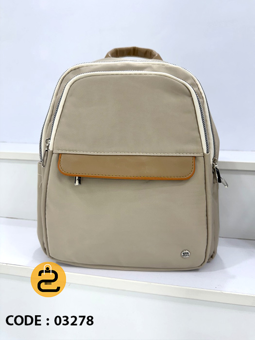 کیف کوله پشتی دخترانه هیلا کد 03278 خورشیدکالکشن کیف کوله پشتی دخترانه هیلا کد 03278 - کرمی- خورشید کالکشن